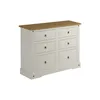 Cómoda Cajonera 6 Cajones Madera Natural-beige Smile en Beige - Cómodas, Uruguay | Divino, vista 2 de 3