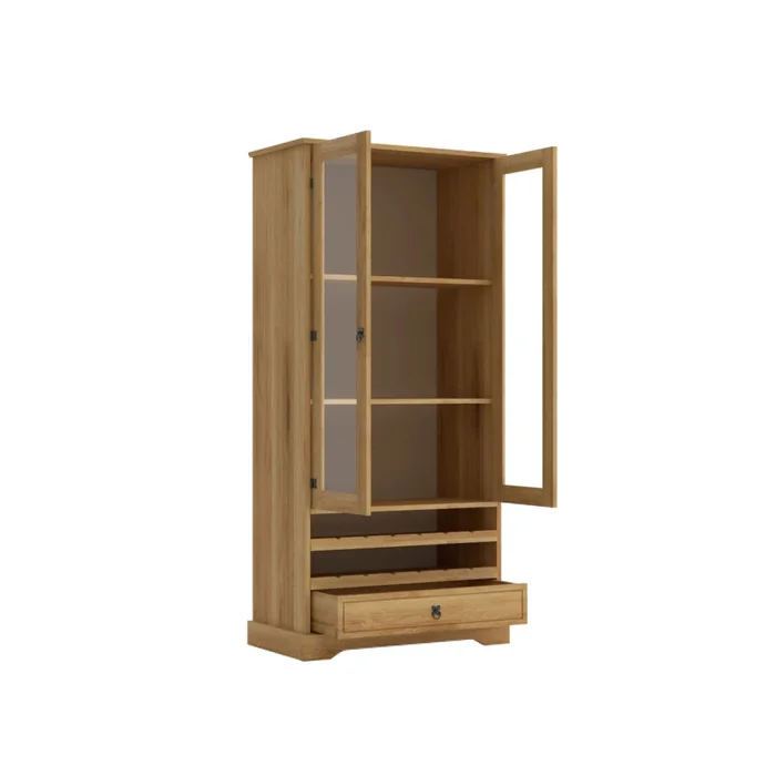 Biblioteca Vinera Bodega Linea Monterrey - Natural en Madera natural - Bibliotecas, Uruguay | Ecowood, vista 3