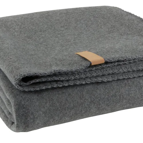 Manta throw DAGLILJE 130x170 gris oscuro en Gris - Textiles, Uruguay | JYSK
