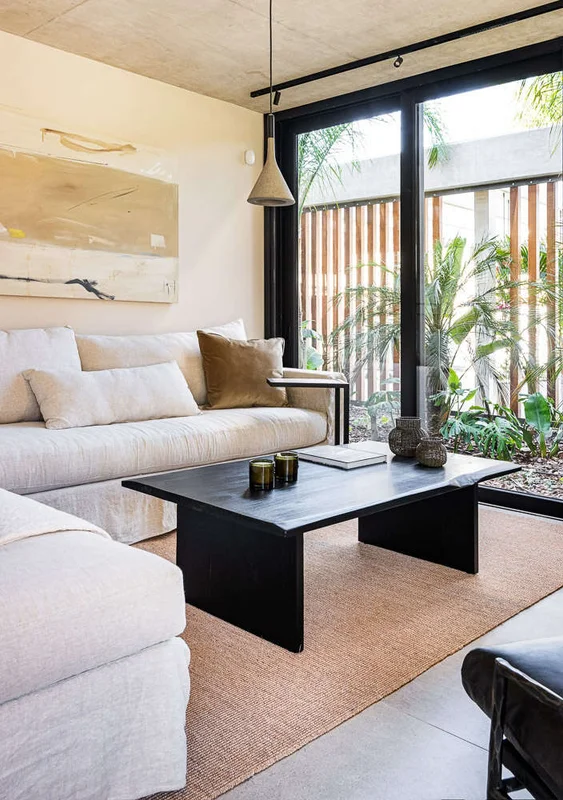 SILLON MANUELA ESQUINERO CON 1 POSABRAZOS - LINO en Blanco - Sillones y sofás, Uruguay | La Iberica, vista 5