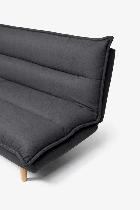 Sofá Cama 2 Plazas Abril - Negro en Negro - Sillones y sofás, Uruguay | Indian, vista 3