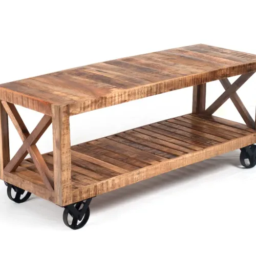 R11 Rack 130x46x55 en Madera natural - Muebles para TV, Uruguay | Victoriana