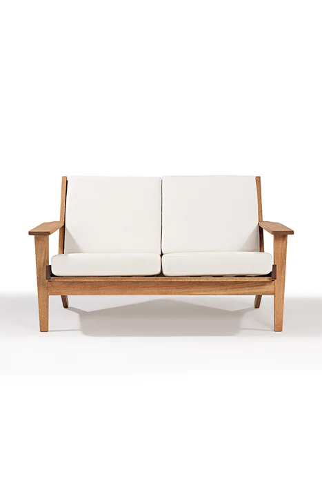 SOFA LOTUS 2 LUGARES ACQUABLOCK CRUDO 144x87x86CM JATOBA - Muebles para el exterior, Uruguay | Vinibel, vista 2