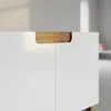 MUEBLE VAJILLERO 2 PUERTAS - LACA OFF WHITE - DETALLES MADERA CLARA en Madera natural - Aparadores y recibidores, Uruguay | Champagne Home, vista 3 de 5