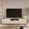 Rack TV River 1.85 - Blanco en Blanco - Muebles para TV, Uruguay | Nario Hogar, vista 2 de 3
