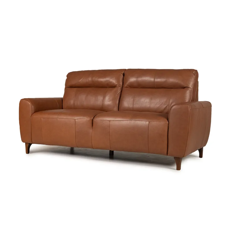 Sofá Tahití - Cuero Advanced - 3 cuerpos - Maverick Telha (Preventa) en Marrón - Sillones y sofás, Uruguay | NYR
