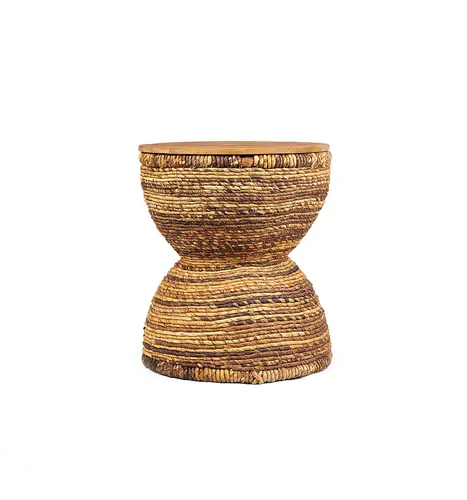MESA LATERAL GHANA RUSTIC en Marrón - Mesas de arrimo, Uruguay | Masinfinito Casa