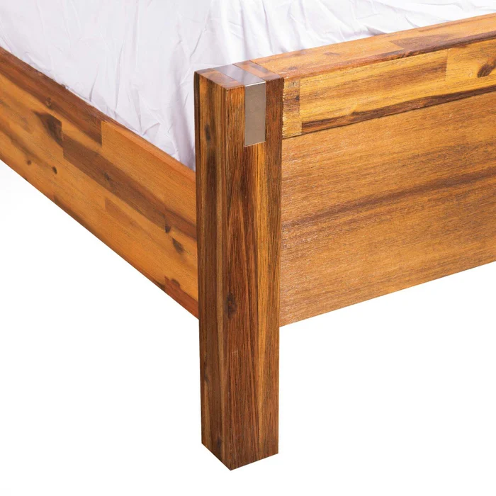 Cama King Madera-acacia Natural-beige Ahf 1202 en Madera natural - Dormitorio, Uruguay | Divino, vista 5