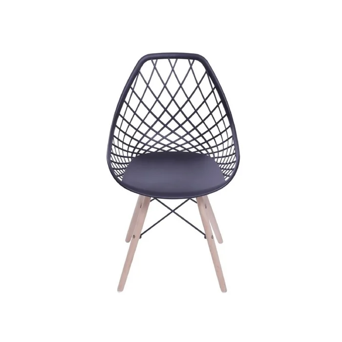 SILLA KAILA PP Y MADERA NEGRO en Negro - Sillas, Uruguay | Koz, vista 3