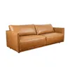 Sillón 3 Cuerpos Cuero-100-natural Marron Romeo Camel en Beige - Sillones y sofás, Uruguay | Divino, vista 2 de 7