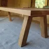 MESA VICTOR TEKA NATURAL en Madera natural - Mesas de comedor, Uruguay | Masinfinito Casa, vista 2 de 4
