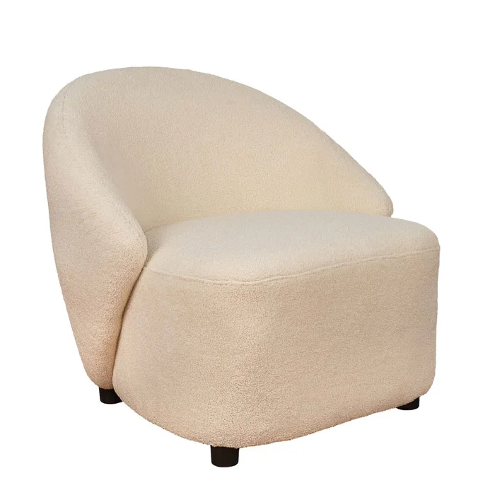 Butaca 1 Cuerpo Tela Blanco Chlóe Offwhite en Off-white - Sillones y sofás, Uruguay | Divino, vista 2