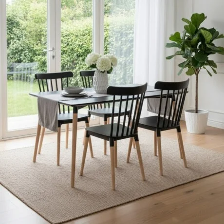 Silla Windsor - Negro en Negro - Sillas, Uruguay | La Cueva Muebles, vista 7