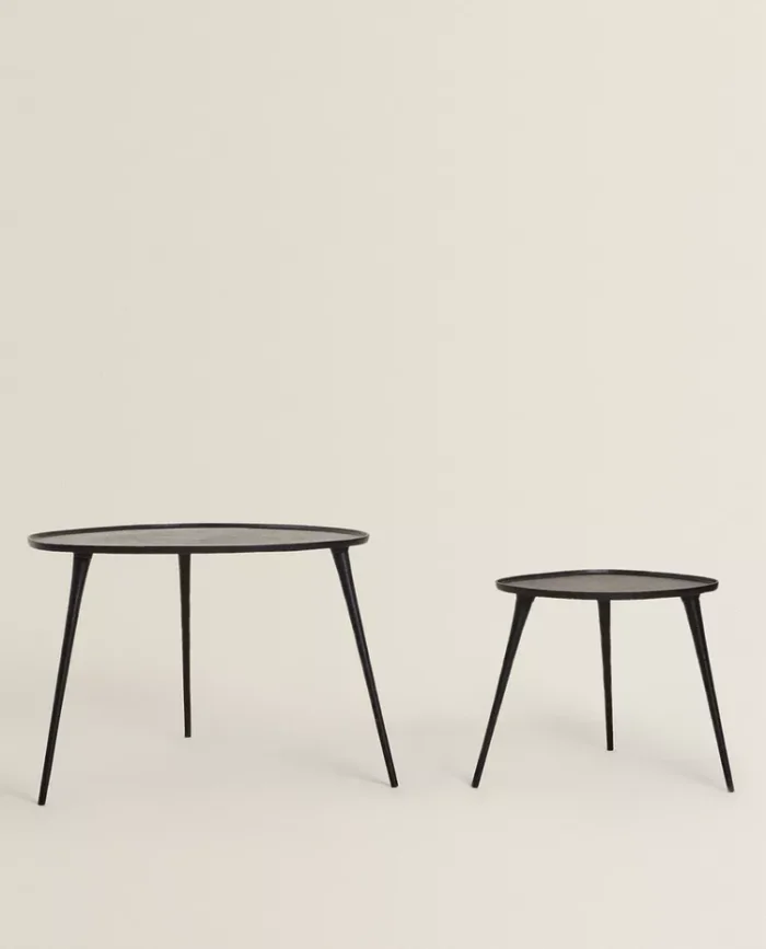MESA AUXILIAR METÁLICA en Negro - Mesas de living, Uruguay | Zara Home, vista 2