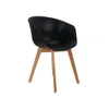 SILLA HAY POLI/MADERA 57X54X80CM NEGRO - Sillas, Uruguay | Decohogar, vista 1 de 4