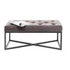 Banco Crossover gris negro 90x40cm en Gris - Butacas, banquetas y puffs, Uruguay | Koz, vista 4 de 4