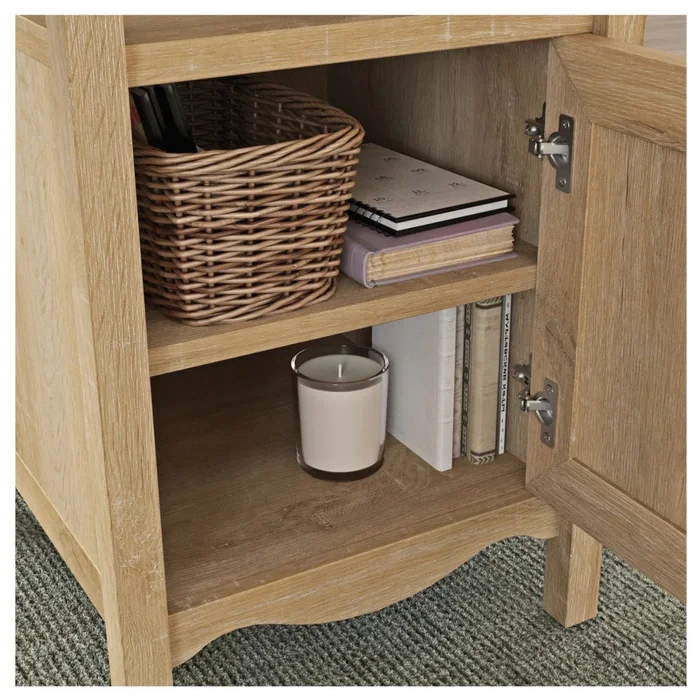 Escritorio - Cajones y Puerta única - Sauder - Adaline Cafè en Madera natural - Escritorios, Uruguay | Ecowood, vista 3