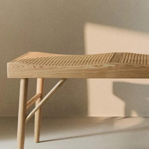 BANCO MADERA Y RATÁN - Butacas, banquetas y puffs, Uruguay | Zara Home