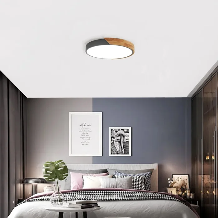 Panel LED Redondo Cerchio Gris 36 W ø 60 cm en Gris - Lámparas colgantes, Uruguay | Serlux, vista 3
