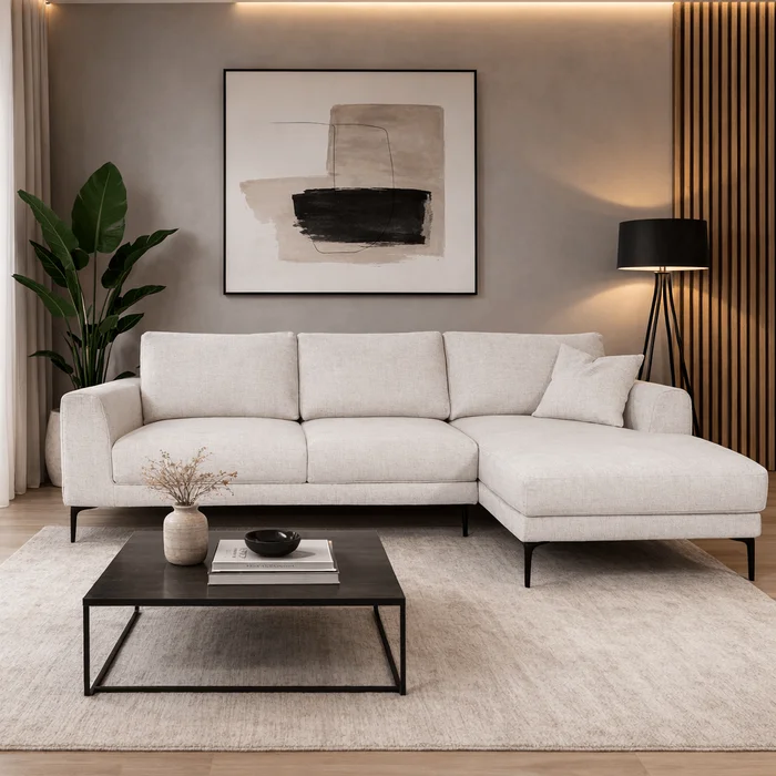 SOFÁ CON CHAISE OXFORD en Gris - Sillones y sofás, Uruguay | Forum Design, vista 2
