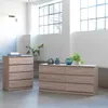 Cómoda LIMFJORDEN 4 cajones roble claro en Madera natural - Cómodas, Uruguay | JYSK, vista 4 de 5