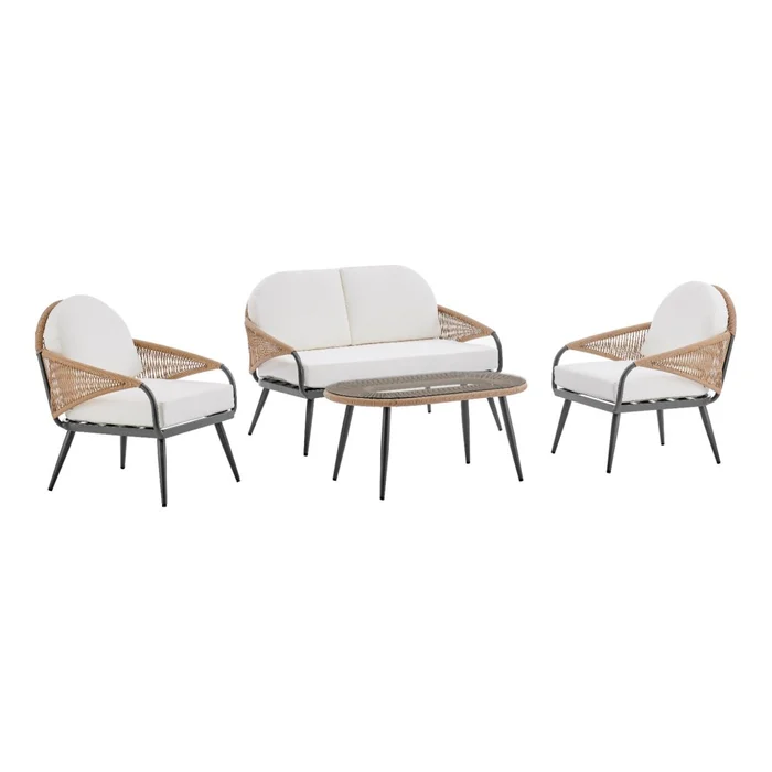 Juego Muebles De Jardin Santorini - Muebles para el exterior, Uruguay | Rústico Hogar