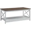 MESA RATONA MDF/MELAMINA 100x55x45CM MARRON/BLANCO - Mesas de comedor, Uruguay | Decohogar, vista 1 de 2