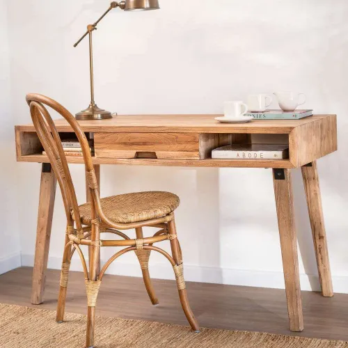 ESCRITORIO NORDICO - OLMO NATURAL - Escritorios y sillas de escritorio, Uruguay | La Iberica