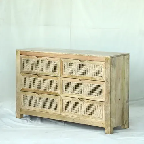 A111A Cómoda 135x40x85 en Madera natural - Cómodas, Uruguay | Victoriana