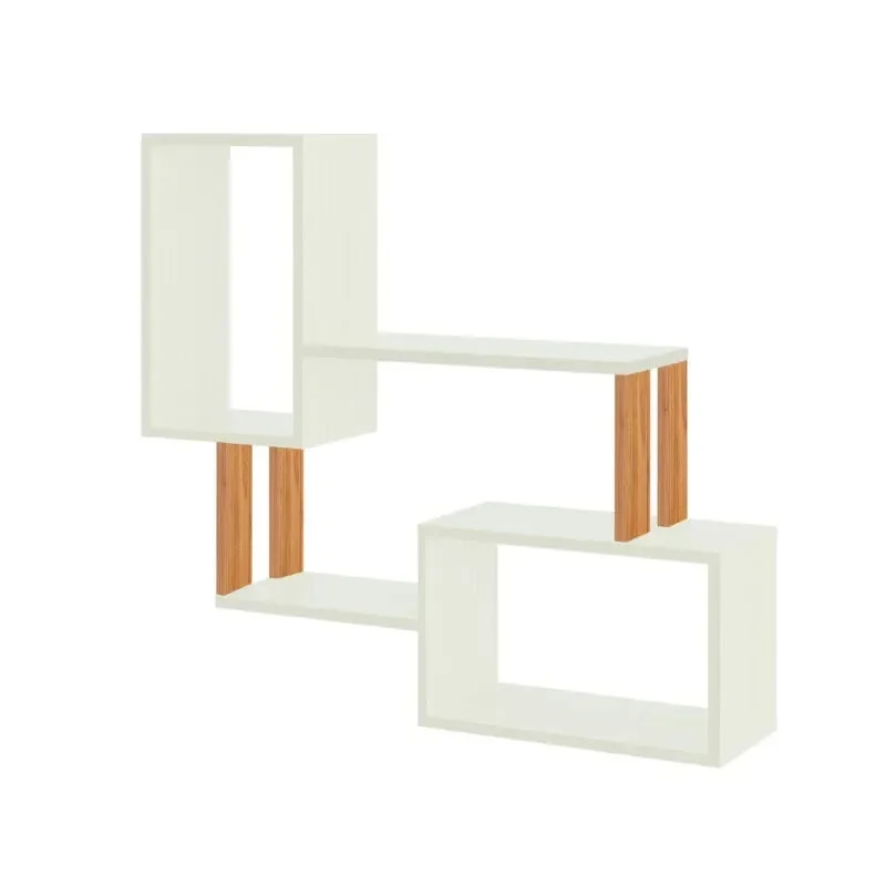 Estante de Pared Industrial 100% MDF - Linea Factory en Madera natural - Bibliotecas, Uruguay | Balton, vista 6
