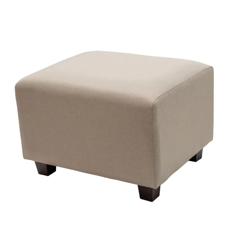 BANQUETA RECTANGULAR - TELA PET FRENDLY BEIGE en Beige - Butacas, banquetas y puffs, Uruguay | Champagne Home