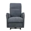 Sofá Reclinable Elétrico 1 Cuerpo Tela Gris Homero en Gris - Sillones y sofás, Uruguay | Divino, vista 3 de 6