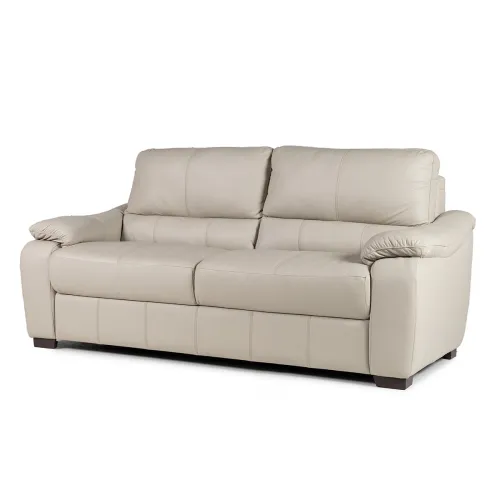 Sofá Portofino - Cuero Básico - 3 cuerpos - Arena - (Preventa) en Beige - Sillones y sofás, Uruguay | NYR