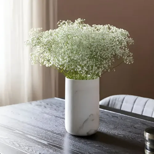 Florero FAJEN Blanco en Blanco - Decoración, Uruguay | Viasono