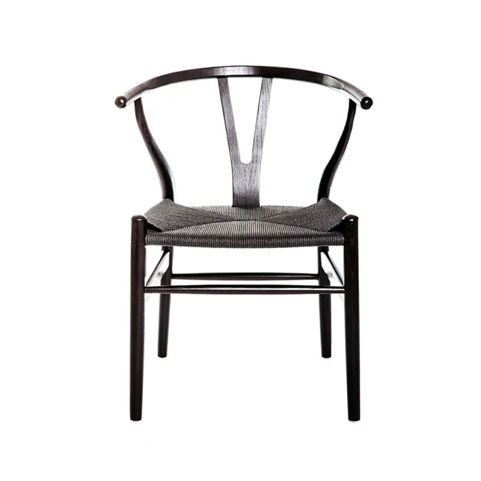 Silla Wishbone - Negra en Negro - Sillas, Uruguay | Walnut, vista 2