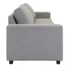 Sofa 3 cuerpos tela tramada gris con puntos negros y crudos. en Gris - Sillones y sofás, Uruguay | Champagne Home, vista 5 de 5