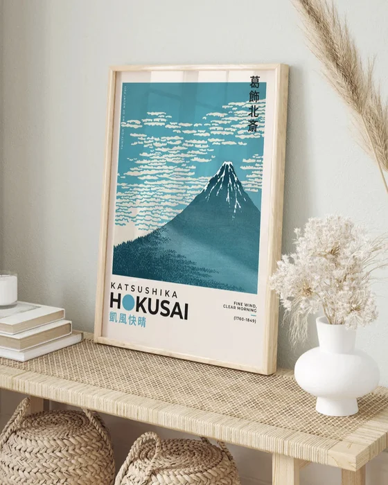Hokusai N.03 en Azul - Láminas, Uruguay | La Cuadrería, vista 2