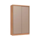Ropero Rubi Infinit 2 Puertas Correr Cedro/duna 3927a Mdp
