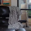 Manta para sillon y cama algodón Rayas Taupe - 130cm - Textiles, Uruguay | Buho Store, vista 4 de 8