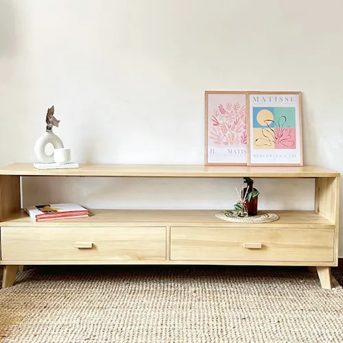 Rack con estante y dos cajones - Muebles, Uruguay | Decoramuss
