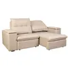 Sofa Retractil 3 Cuerpos Tela Natural-beige Atlanta Beige en Beige - Sillones y sofás, Uruguay | Divino, vista 5 de 9