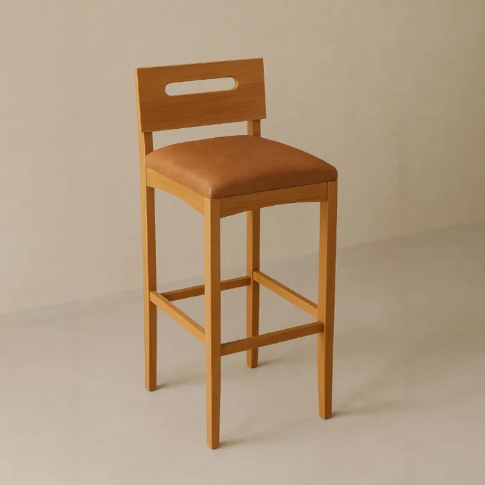 Banqueta Mia - Madera Maciza en Madera natural - Butacas, banquetas y puffs, Uruguay | Balton, vista 14