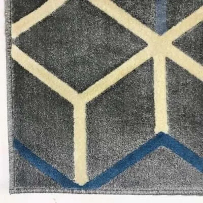Alfombra Supreme 1.50 x 2.00mts - Trapecio en Azul, Gris - Alfombras, Uruguay | Champagne Home, vista 3
