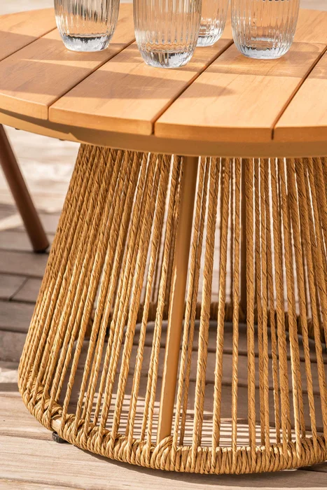 MESA MULTIFUNCION DIAMETRO 66 CMS - EXTERIOR en Madera natural - Muebles para el exterior, Uruguay | La Iberica, vista 9