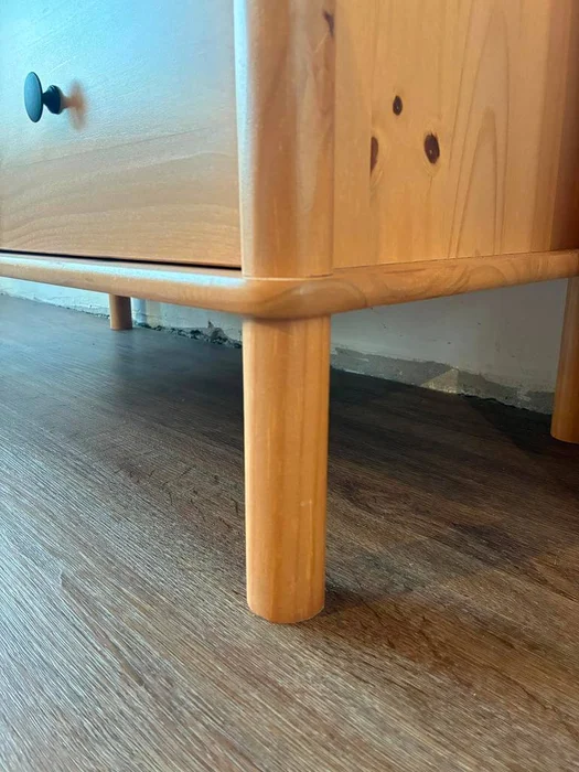 Comoda Apama 90CM 4 Cajones - Madera Maciza en Madera natural - Cómodas, Uruguay | Balton, vista 7