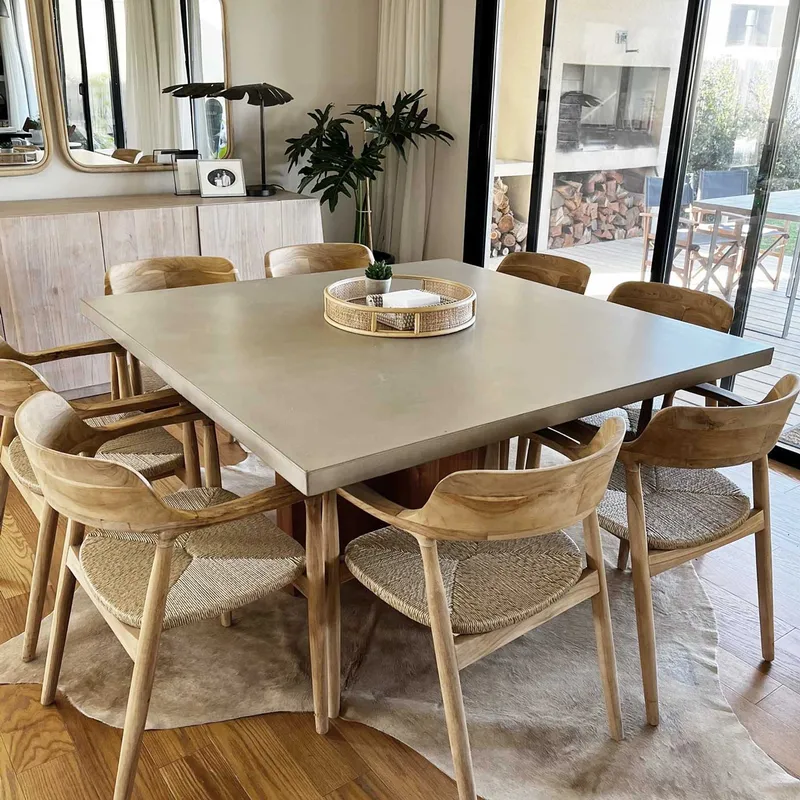 Mesa de comedor CASPIO en Gris - Mesas de comedor, Uruguay | Mezcla