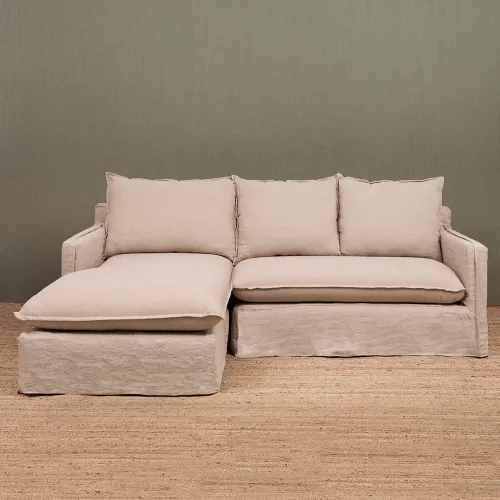 Sofá con funda Sabri en Beige - Sillones y sofás, Uruguay | Pieza Clave