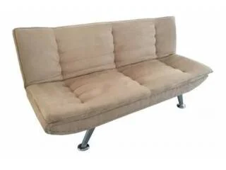 Sofa cama microfibra GRIS, Uruguay | Que Sal Muebleria, vista 3