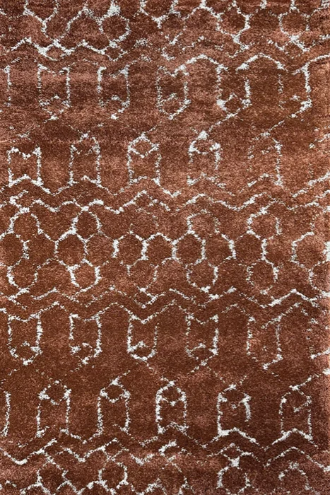 ALFOMBRA ROYAL NOMADIC RON/7827/H951/ 200X290 BRICK/BEIGE en Marrón - Alfombras, Uruguay | Vinibel