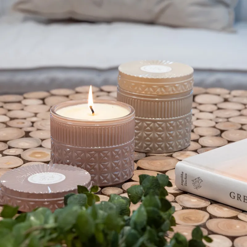 Vela Deluxe, Santal en Rosa - Velas y Portavelas, Uruguay | Soho Deco